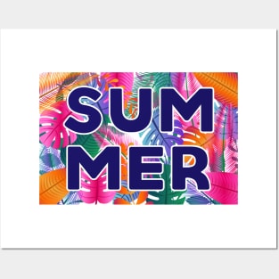 Tropical Summer Print Posters and Art